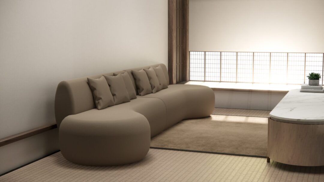 Couch after professional deep cleaning Cape Town