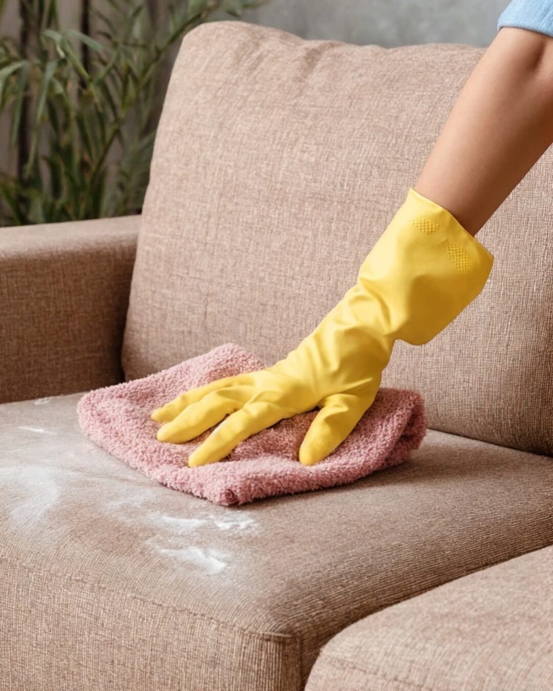 Technician removing couch stain Deep Cleaning Services Cape Town